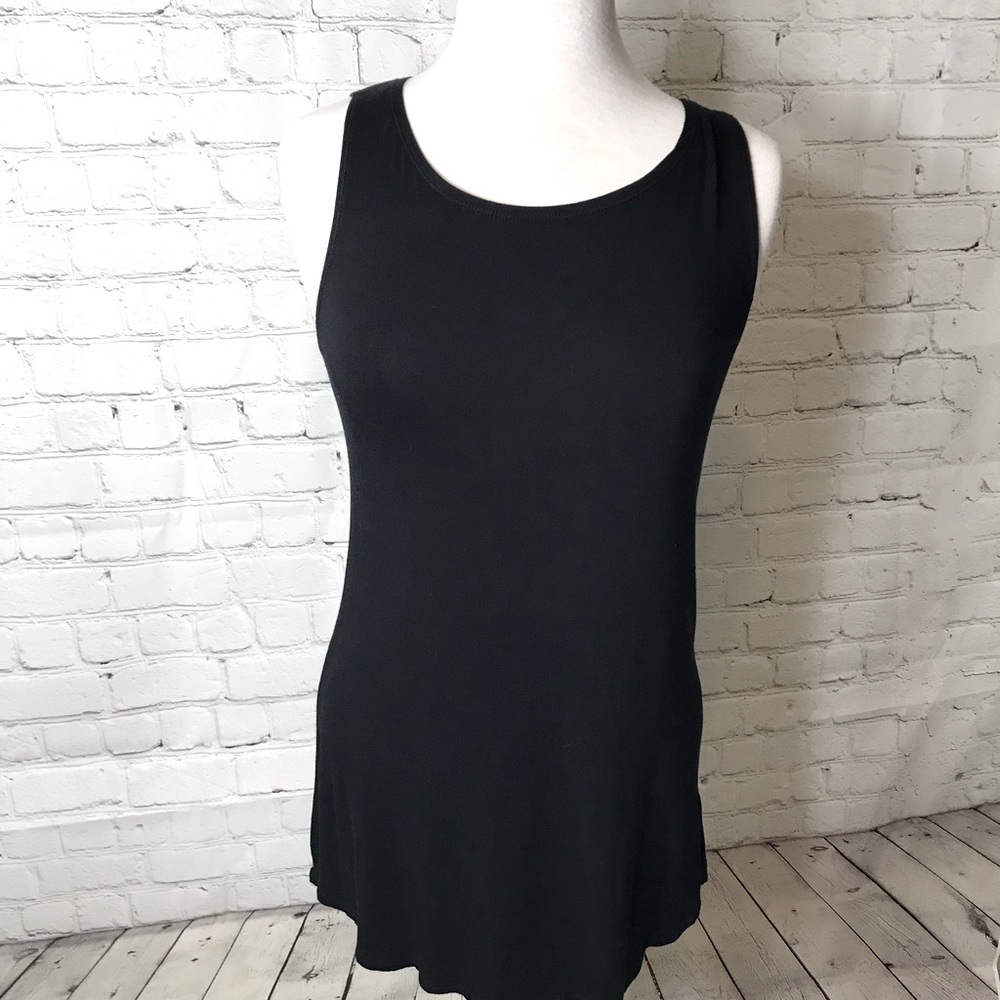 Black tank top